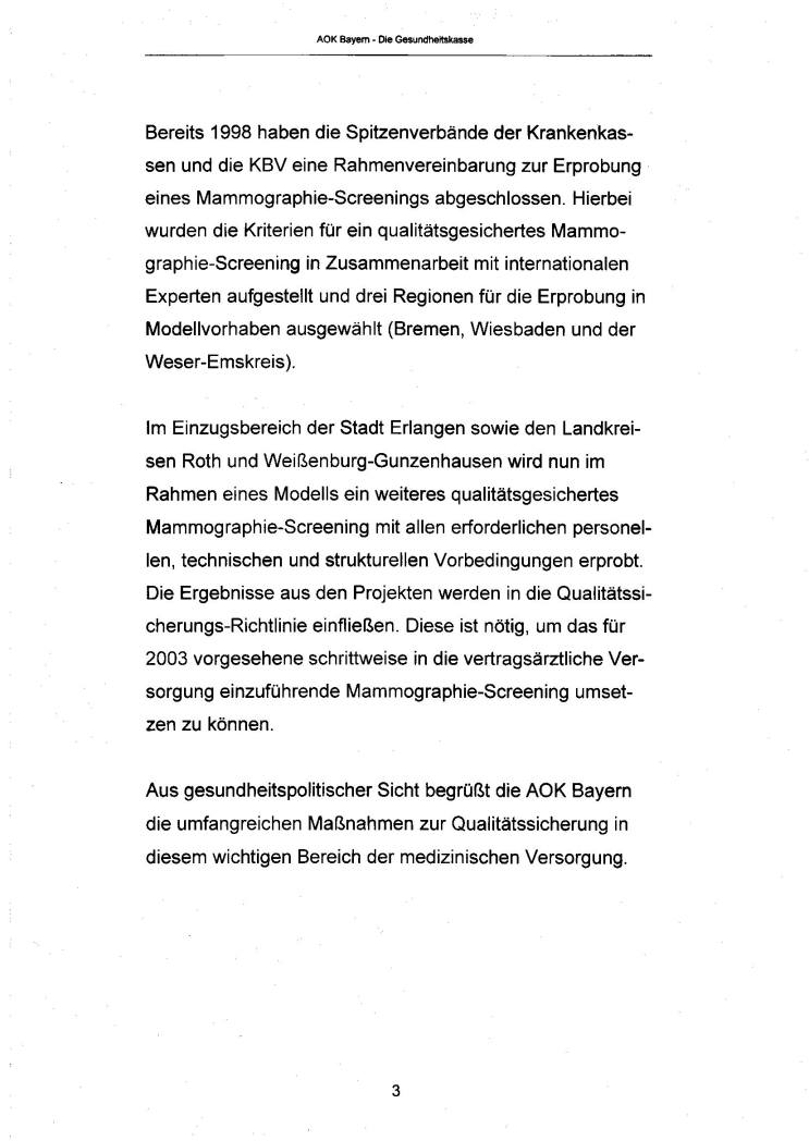 Statement Walter Schwarz - stv. Vorsitzender des Vorstandes der AOK Bayern - Die Gesundheitskasse Seite 3